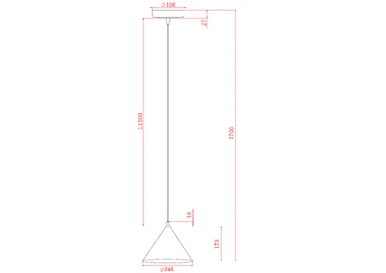 Подвесной светильник Arte Lamp LARK A7103SP-1WH